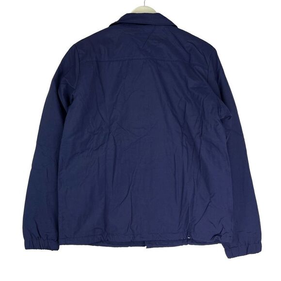 New FILA Men US M Navy Sports Coach Jacket Long Sleeves Windbreaker - Picture 4 of 9
